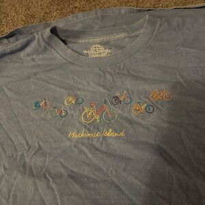 Mackinac Island Blue Short Sleeve Tee